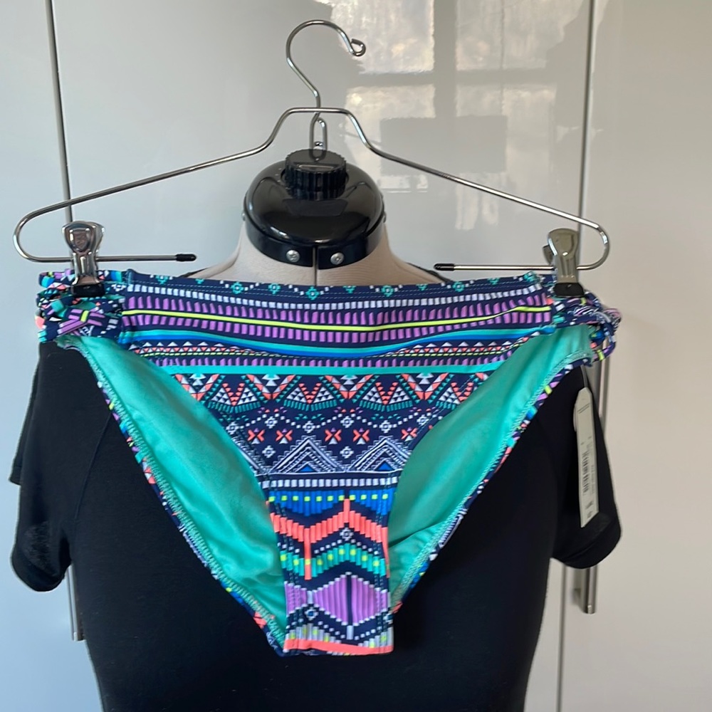Arizona Jean Co. Bikini Bottom in Blue/Green/Purple Size-XL NWT